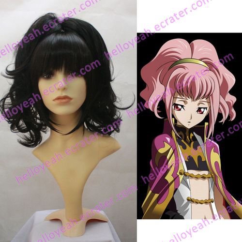 Cosplay wigs - Anya Alstreim wigs BLACK from CodeGeass