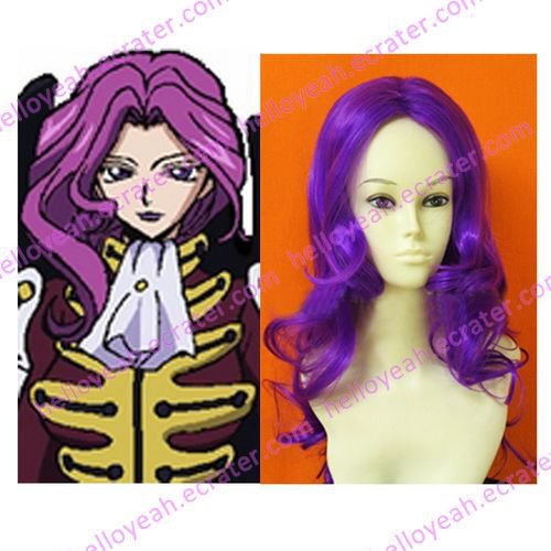 Code Geass Cornelia Cosplay wig