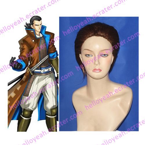 Devil Kings Sengoku Basara 2 Katakura Kojuro Halloween Cosplay wig