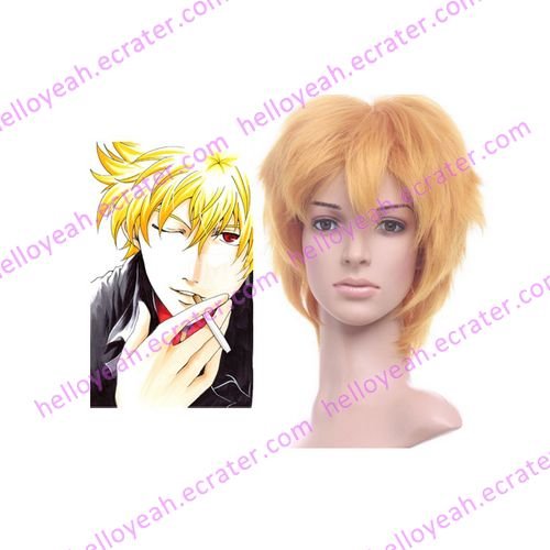 Gintama KitarÅ Golden 35cm Anime Nylon Cosplay Wig