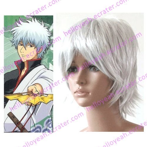 cosplay Sakata Gintoki wig from gintama