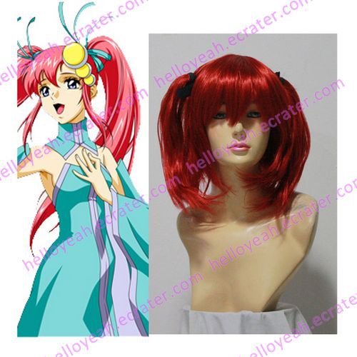 Mobile Suit Gundam SEED Lacus Clyne Singer Version Cosplay wig