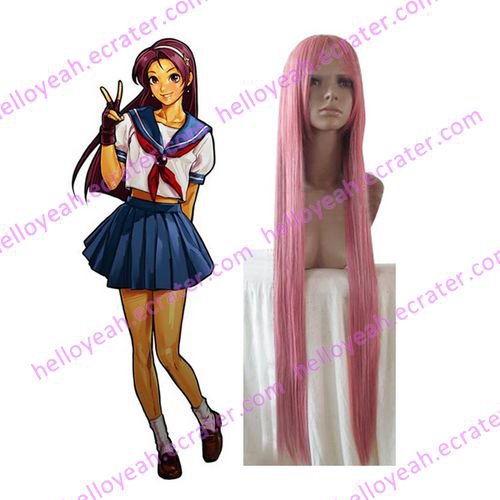 King of Fighter Athena Asamiya Cosplay wig