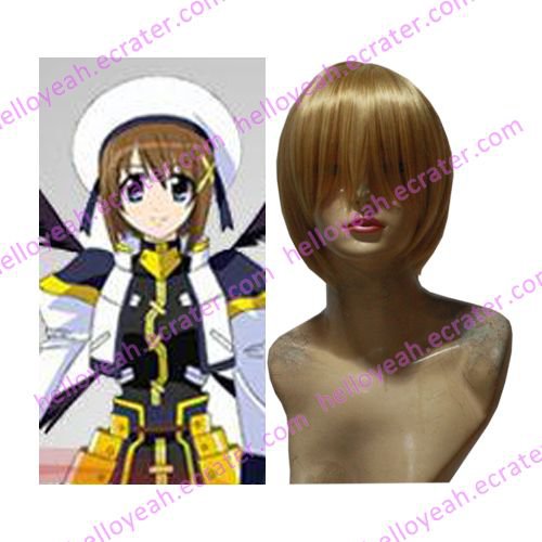 Magical Girl Lyrical Nanoha Hayate Yagami Cosplay wig