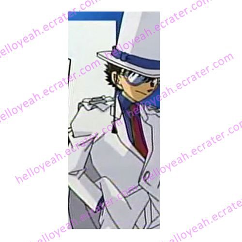 Meitantei Conan Kaito Kid Halloween Cosplay wig