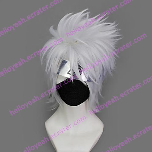 Cosplay Wig Inspired by Naruto Hatake Kakashi