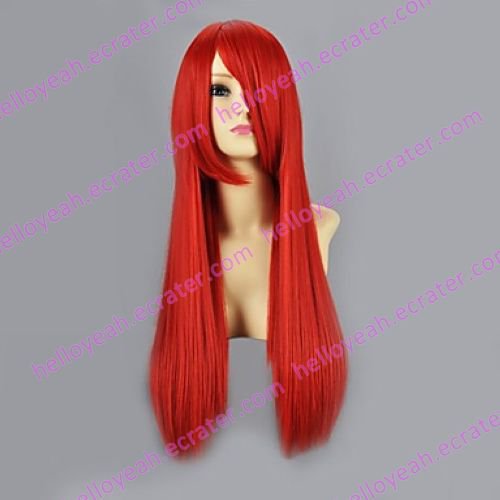 Cosplay Wig Inspired by Naruto Sarah Wine Red VER.