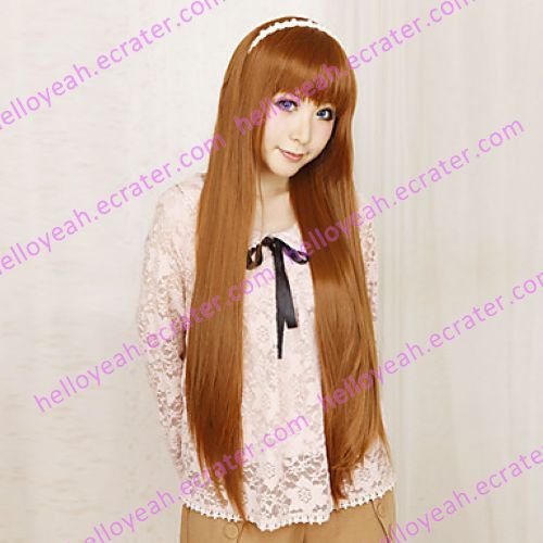 Cosplay Wig Inspired by Okami-san Ryoko Ookami Brown