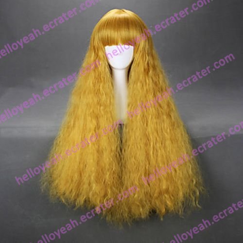 Exotic Pretty Yellow 80cm Princess Lolita Wig