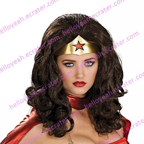 Halloween Wig Inspired by Black Wonder Woman