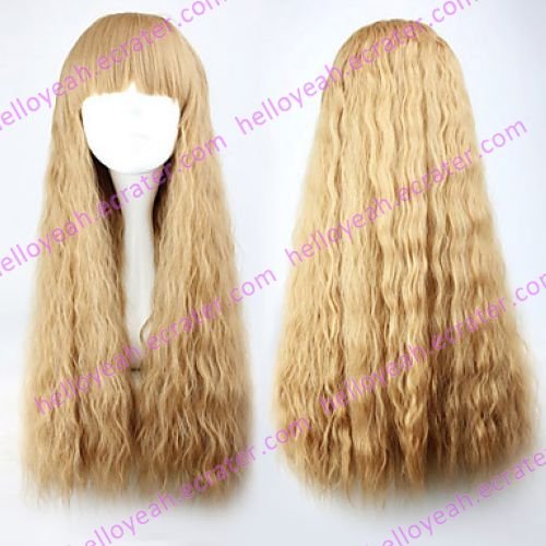 Lolita Curly Wig Inspired by Light Brown Blunt-cut 70cm Princess