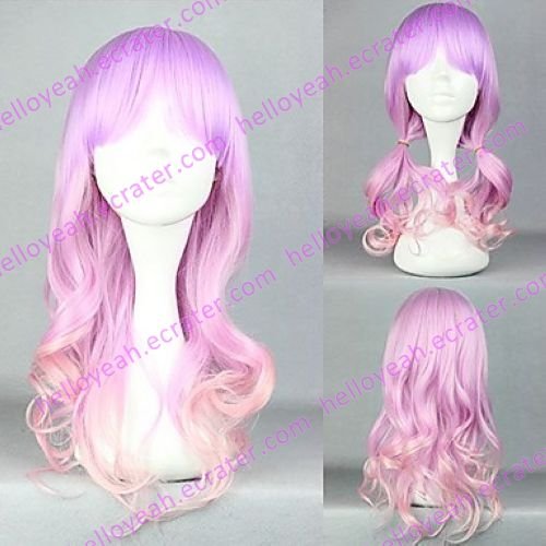 Lolita Wave Wig Inspired by Sweet Candy Purple Mixed Color Princess