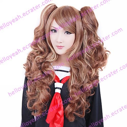 Lolita Wig Inspired by Brown Mixed Color Ponytail 70cm Casual Sweet
