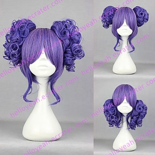 Lolita Wig Inspired by Cute Girl Blue and Pink Mixed Color 35cm Sweet