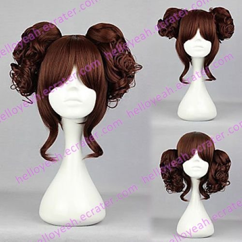 Lolita Wig Inspired by Mori Girl Brown 35cm Casual