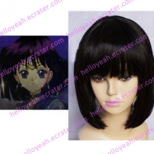 Sailor Moon Sailor Saturn Hotaru Tomoe Cosplay wig