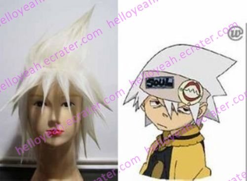 Soul Eater Evans Cosplay wig
