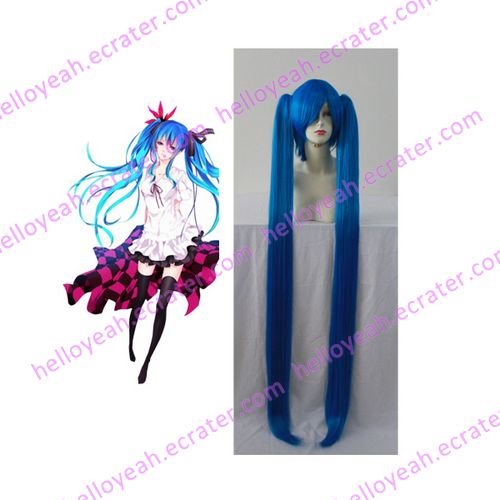 Cosplay wigs - hatsune miku 120cm wigs blue from VOCALOID