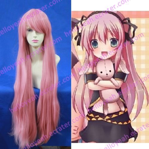 Cosplay wigs - Megurine Ruka 100cm wigs from VOCALOID