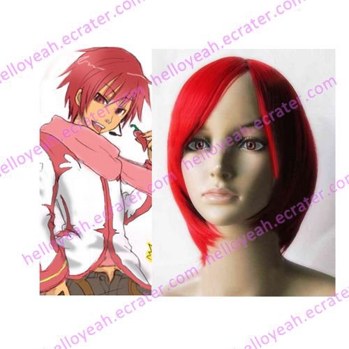 Vocaloid Akaito Red and White Cosplay Costume