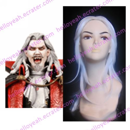 Castlevania Vampire Dracula White Cosplay Wig