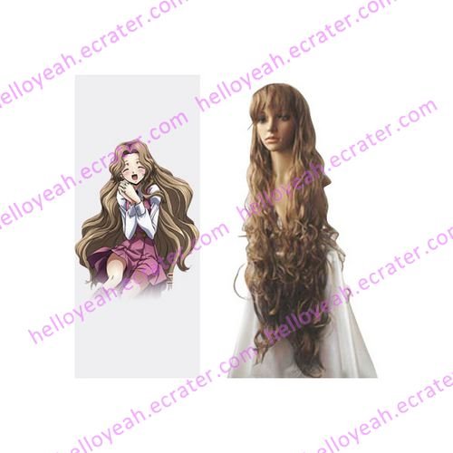 Code Geass Nunnally Vi Britainia Cosplay Wig