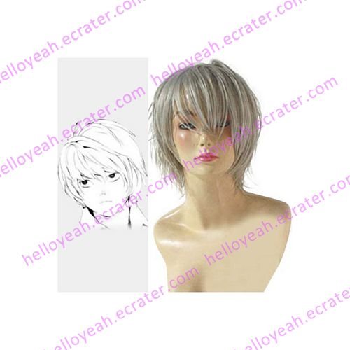 Death Note Near White Cosplay Wig
