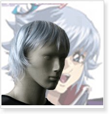 Gundam Seed Destiny Auel Nader Cosplay Wig