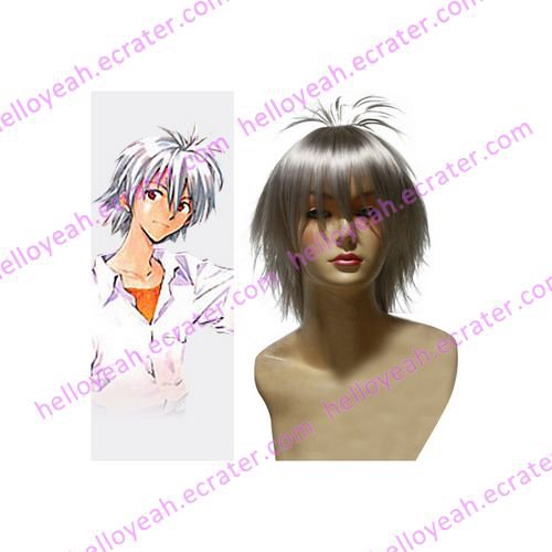 Neon Genesis Evangelion Kaworu Nagisa Cosplay Wig