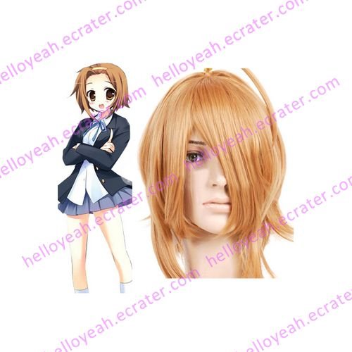 Golden 40cm K-ON!-Tainaka Ritsu Nylon Cosplay Wig