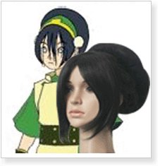 Avatar The Last AirBender Toph Cosplay Wig