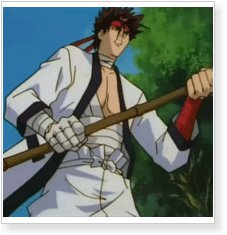 Rurouni Kenshin Sanosuke Sagara Cosplay Wig