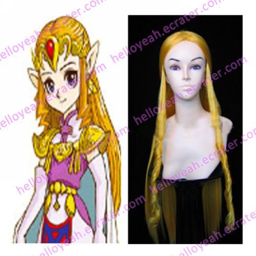 The Legend of Zelda Princess Zelda Cosplay Wig