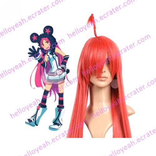 Red 100cm VOCALOID Miki Nylon Cosplay Wig