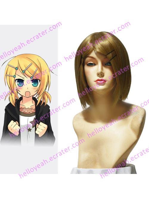Vocaloid Kagamine Rin 45cm Cosplay Wig