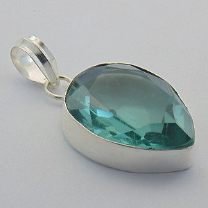 Lovely Chrome Diopside Quartz .925 Silver Jewelry Pendant P-24 L5