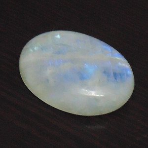 61 Carat Genuine RAINBOW MOONSTONE Good Shining Gemstone 25x34mm Oval Shape ST28