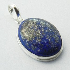 Very Fine LAPIS LAZULI 925 Silver Gemstone Jewelry Pendant DTP-1051LT1