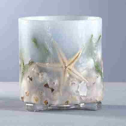 Seashell Hurricane Lantern