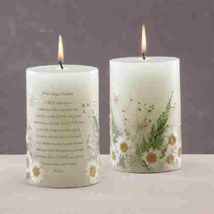 Scented Candle - Marriage with Dried Flowers