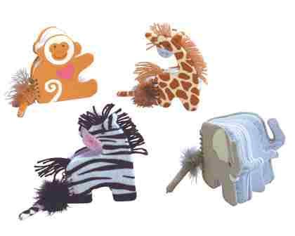 Plush Animal Notebook and Pen