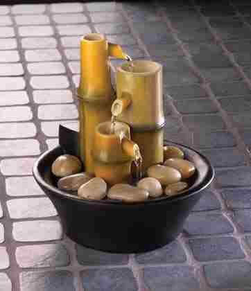 Zen Bamboo Tabletop Fountain