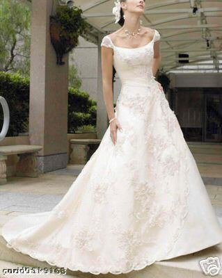 2008Sexy New Wedding dress/gown & bridesmaid Size 4--32