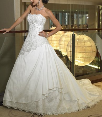 2007Sexy New Wedding dress/gown & bridesmaid size freed