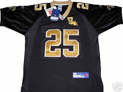 REGGIE BUSH #25 NEW ORLEANS SAINTS NFL JERSEY Size 48