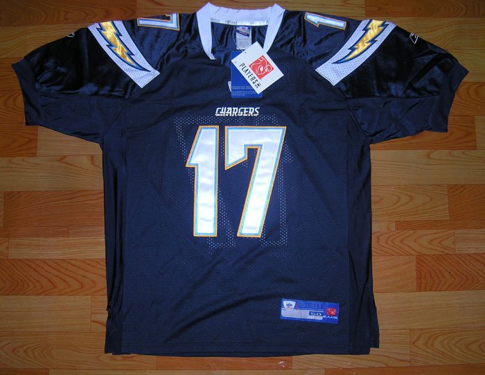 Rivers #17 San Diego Chargers NFL Jersey BL size 54