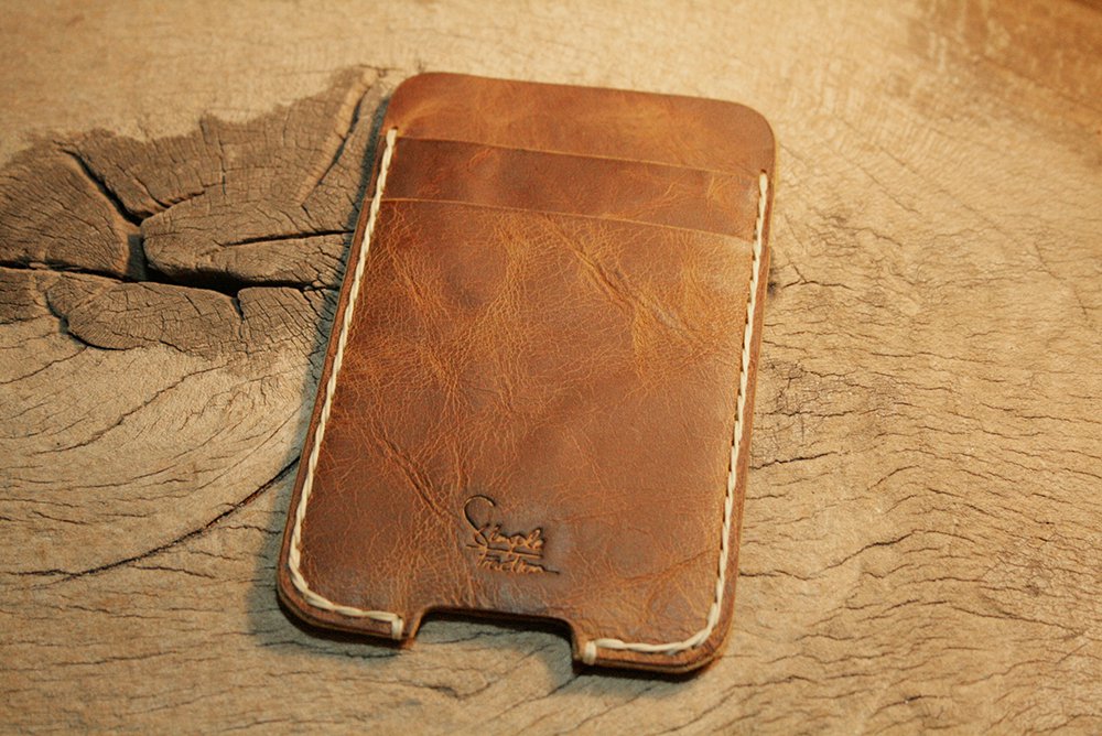 iPhone Case, Leather iPhone 4 Case, iPhone case with Pockets