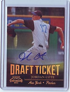 2011 Contenders Draft Ticket Autographs Jordan Cote