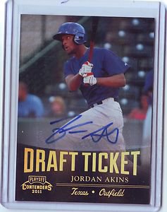 2011 Contenders Draft Ticket Autographs Jordan Akins