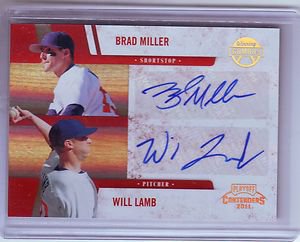 2011 Contenders Winning Combos Autographs Brad Miller/Will Lamb #052/120